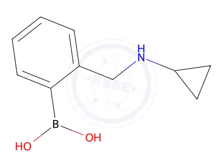 Chemical structure of 2-((Cyclopropylamino)methyl)phenylboronic acid