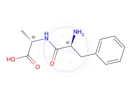 Chemical structure of H-Phe-Ala-OH
