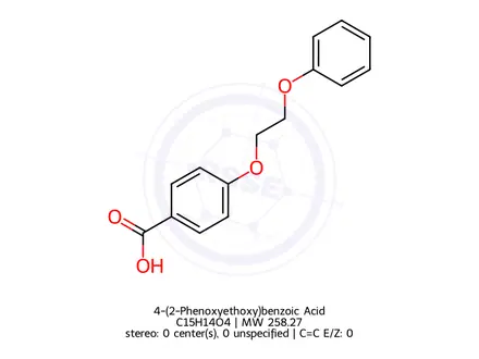Chemical structure of 4-(2-Phenoxyethoxy)benzoic Acid