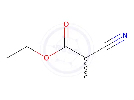 Chemical structure of Ethyl 2-cyanopropanoate