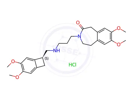 Chemical structure of N-Desmethyl Ivabradine HCl