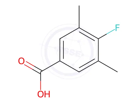 Chemical structure of 4-Fluoro-3,5-dimethylbenzoic Acid