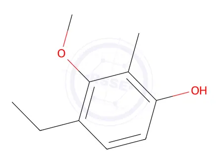 Chemical structure of 4-Ethyl-3-methoxy-2-methylphenol