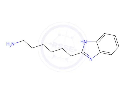 Chemical structure of 6-(1h-Benzo[d]imidazol-2-yl)hexan-1-amine