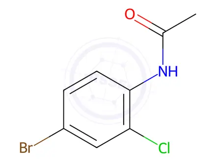 Chemical structure of N-(4-Bromo-2-chlorophenyl)acetamide