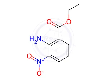 Chemical structure of Ethyl 2-amino-3-nitrobenzoate