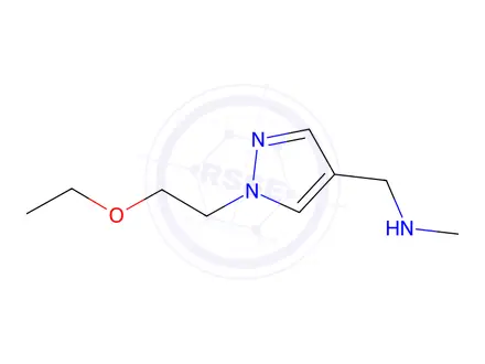 Chemical structure of {[1-(2-ethoxyethyl)-1h-pyrazol-4-yl]methyl}(methyl)amine
