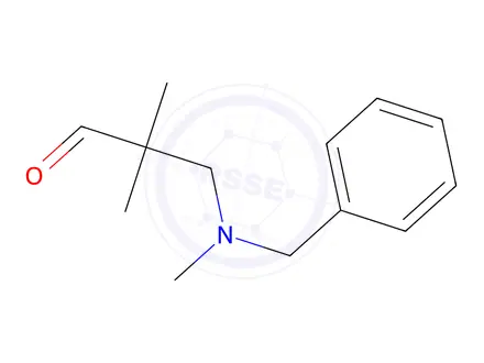 Chemical structure of 3-[benzyl(methyl)amino]-2,2-dimethylpropanal
