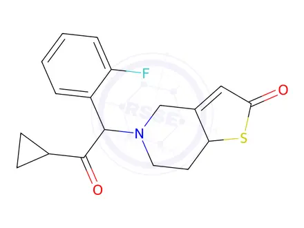 Chemical structure of Prasugrel Impurity D