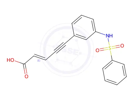 Chemical structure of Dehydroxyamino Oxamflatin Acid