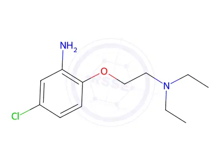 Chemical structure of 5-Chloro-2-[2-(diethylamino)ethoxy]aniline