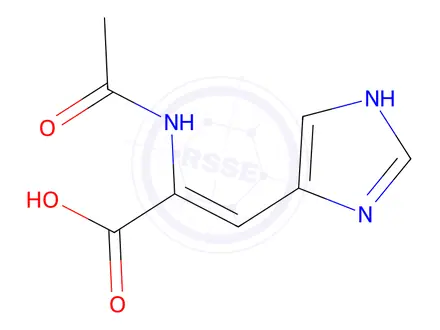 Chemical structure of 2-Acetamido-3-(1H-imidazol-5-yl)acrylic acid