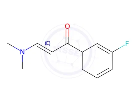 Chemical structure of (E)-3-(Dimethylamino)-1-(3-fluorophenyl)prop-2-en-1-one