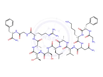 Chemical structure of Locusta myotropin lom-AG