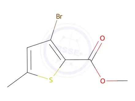Chemical structure of Methyl 3-bromo-5-methylthiophene-2-carboxylate