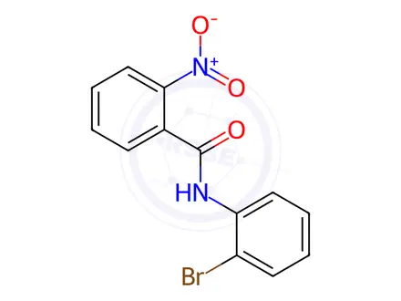 Chemical structure of N-(2-Bromophenyl)-2-nitrobenzamide