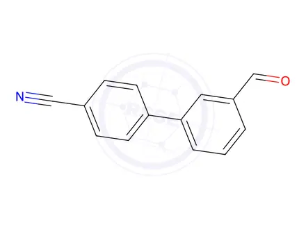 Chemical structure of 3'-Formyl-[1,1'-biphenyl]-4-carbonitrile