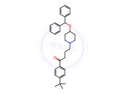 Chemical structure of Ebastine
