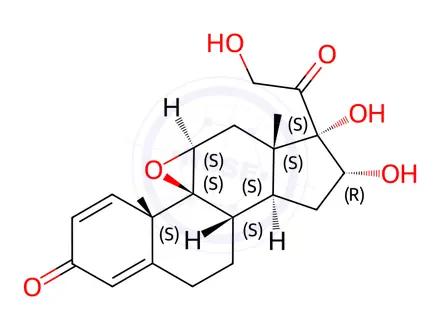 Chemical structure of Budesonide Impurity 51