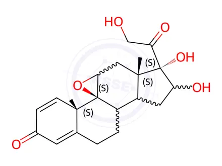 Chemical structure of Budesonide Impurity 193