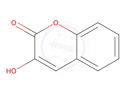 Chemical structure of 3-Hydroxycoumarin