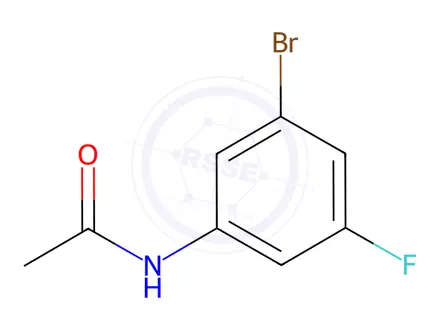 Chemical structure of Acetamide, N-(3-bromo-5-fluorophenyl)-