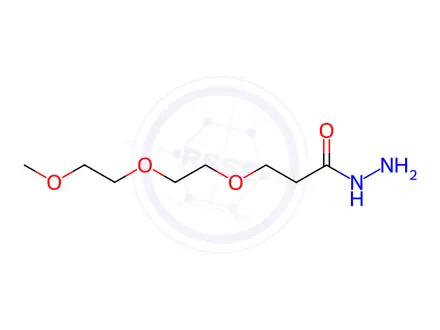 Chemical structure of m-PEG3-Hydrazide
