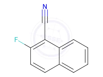 Chemical structure of 1-Cyano-2-fluoronaphthalene
