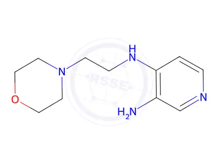 Chemical structure of N4-(2-Morpholinoethyl)pyridine-3,4-diamine