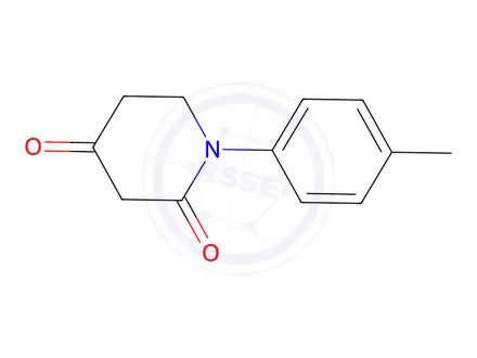 Chemical structure of 1-(p-Tolyl)piperidine-2,4-dione