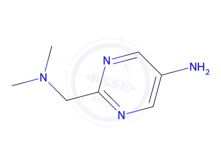 Chemical structure of 2-[(Dimethylamino)methyl]pyrimidin-5-amine