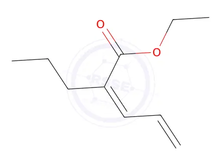 Chemical structure of (E/Z)-2-Propyl-2,4-pentadienoic Acid Ethyl Ester