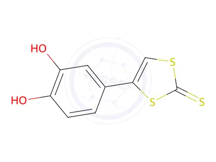 Chemical structure of 4-(3,4-DIHYDROXYPHENYL)-1,3-DITHIOL-2-THIONE