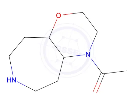 Chemical structure of 1-(Octahydro-[1,4]oxazino[2,3-d]azepin-4(4aH)-yl)ethan-1-one