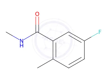 Chemical structure of Benzamide, 5-fluoro-N,2-dimethyl-