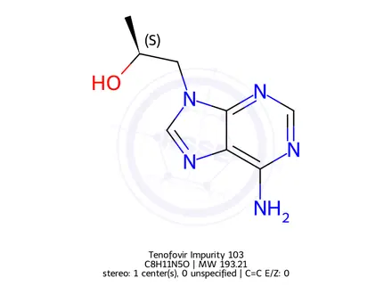 Chemical structure of Tenofovir Impurity A