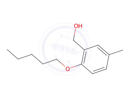 Chemical structure of (5-Methyl-2-(pentyloxy)phenyl)methanol
