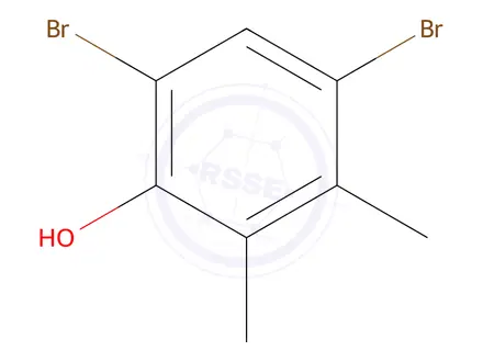 Chemical structure of 4,6-DIBROMO-2,3-DIMETHYLPHENOL