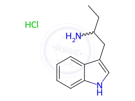 Chemical structure of Ethyltryptamine Hydrochloride