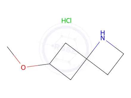 Chemical structure of 6-Methoxy-1-azaspiro[3.3]Heptane hydrochloride