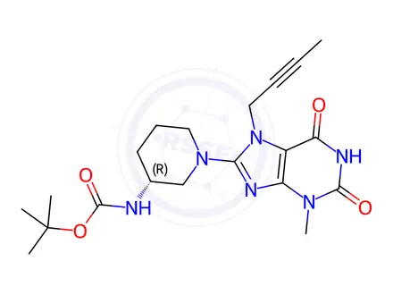 Chemical structure of Linagliptin Impurity 21