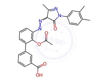 Chemical structure of Eltrombopag Impurity 256