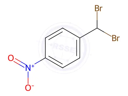 Chemical structure of p-Nitrobenzal bromide