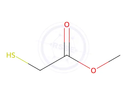 Chemical structure of lyceryl monothioglycolate