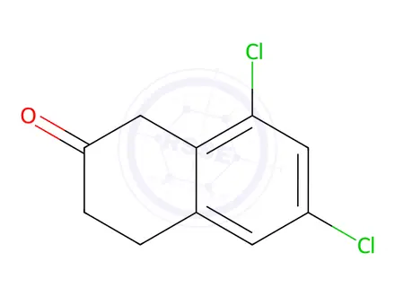 Chemical structure of 6,8-Dichloro-2-tetralone