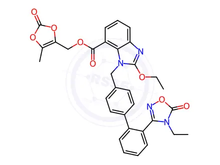 Chemical structure of Azilsartan Impurity 1000