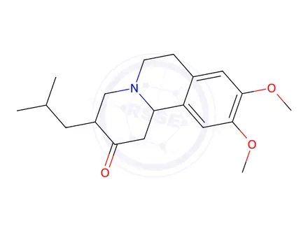 Chemical structure of Tetrabenazine
