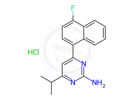 Chemical structure of RS-127445 Hydrochloride
