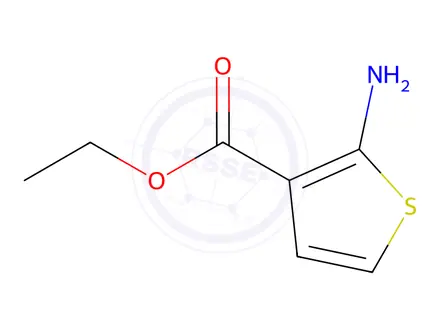 Chemical structure of Ethyl 2-Aminothiophene-3-carboxylate
