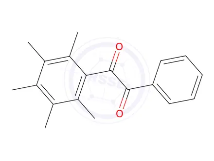 Chemical structure of 1-(2,3,4,5,6-PENTAMETHYLPHENYL)-2-PHENYLETHANE-1,2-DIONE